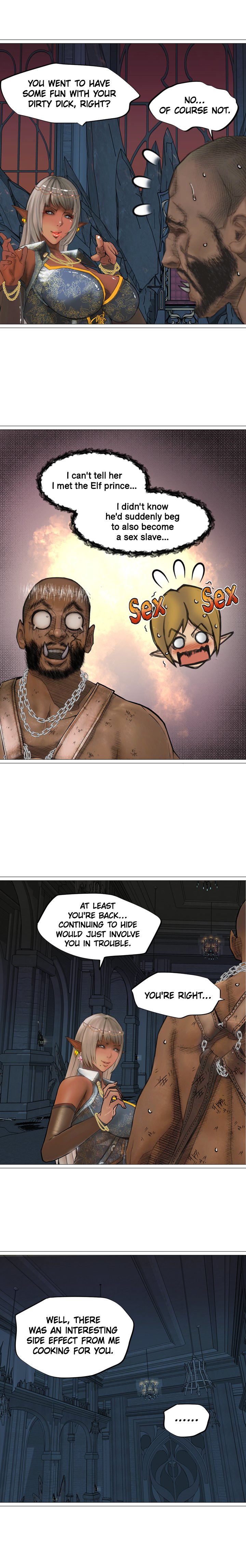 The DARK ELF QUEEN and the SLAVE ORC - Chapter 14 - photo - 5
