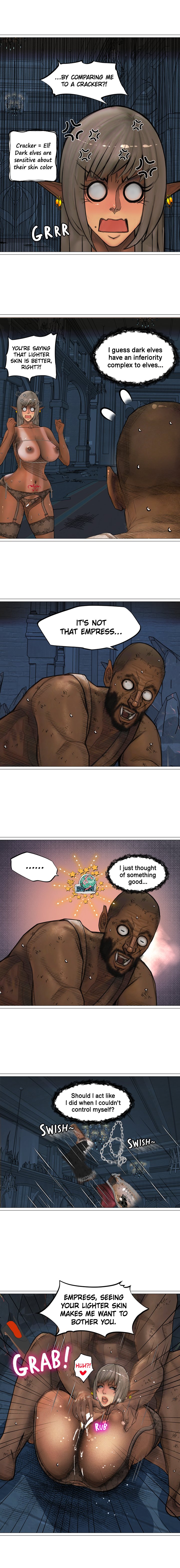 The DARK ELF QUEEN and the SLAVE ORC - Chapter 14 - photo - 7