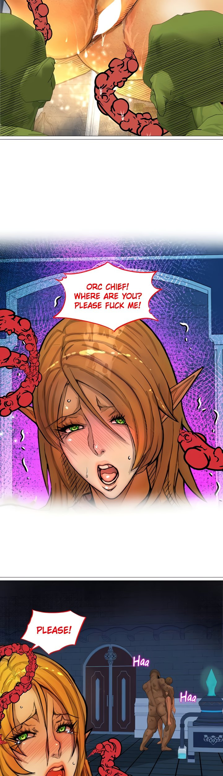 The DARK ELF QUEEN and the SLAVE ORC - Chapter 26 - photo - 27