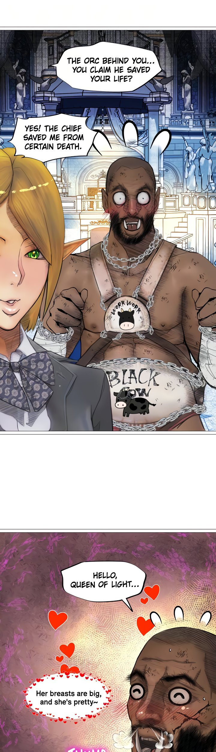 The DARK ELF QUEEN and the SLAVE ORC - Chapter 29 - photo - 35